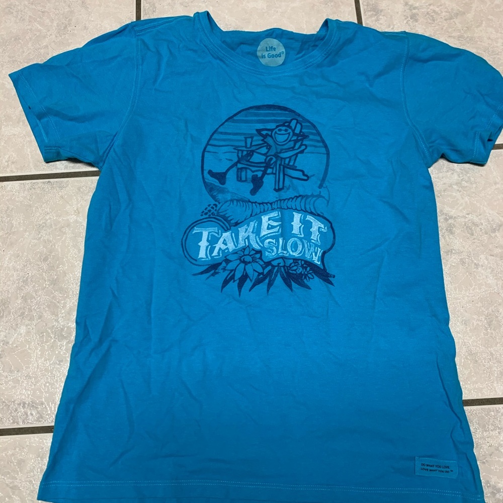 NWOT Life Is Good Tee